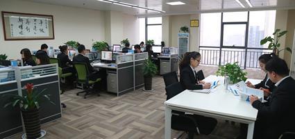 Reception desk, office