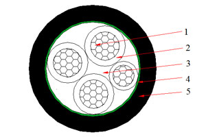 0.6/1 kV NAYY Cable(AL/PVC/PVC)