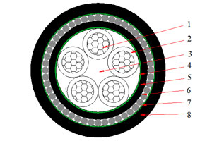 0.6/1 kV N2XRY Cable (CU/XLPE/SWA/PVC)